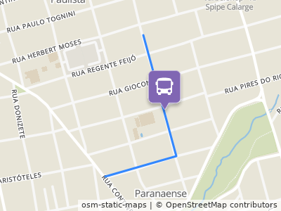 Mapa da parada
