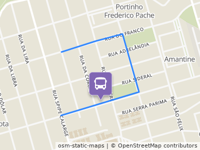 Mapa da parada