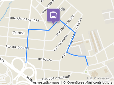 Mapa da parada