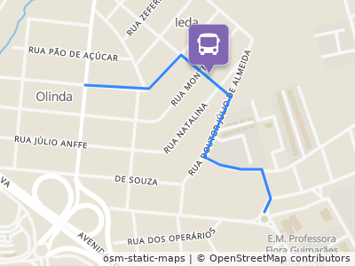 Mapa da parada