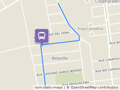 Mapa da parada