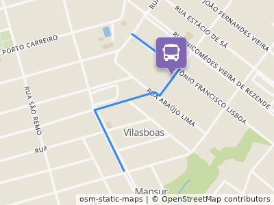 Mapa da parada