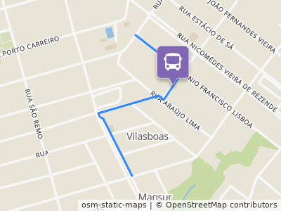 Mapa da parada