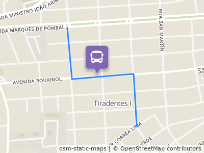Mapa da parada