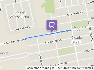Mapa da parada