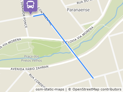 Mapa da parada