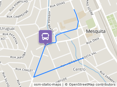 Mapa da parada
