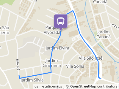 Mapa da parada