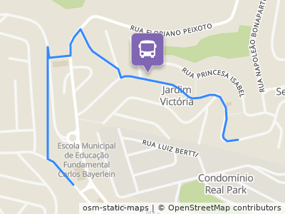 Mapa da parada