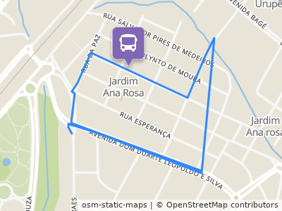 Mapa da parada