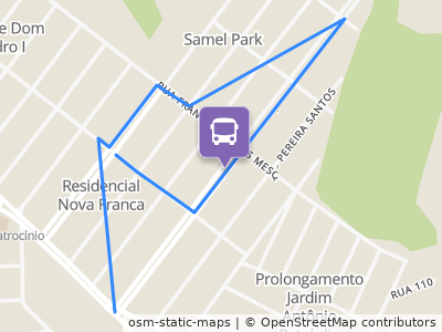 Mapa da parada