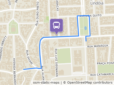 Mapa da parada