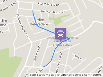 Mapa da parada