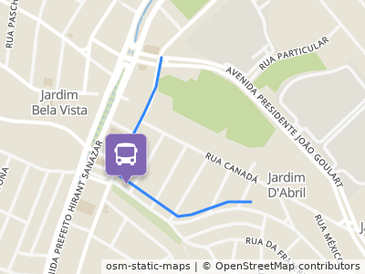Mapa da parada