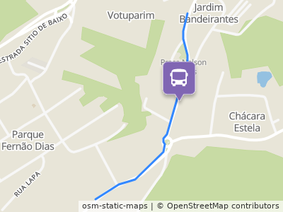 Mapa da parada