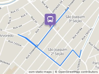 Mapa da parada