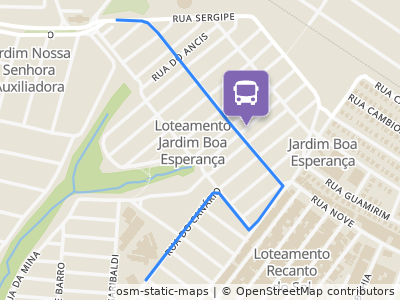 Mapa da parada