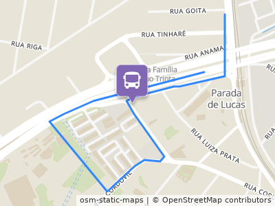Mapa da parada