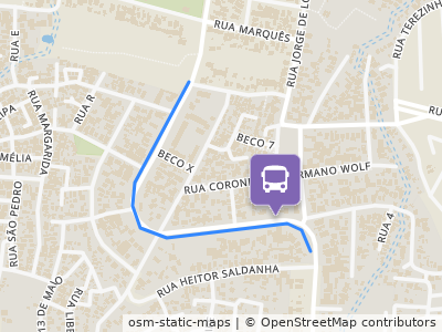 Mapa da parada