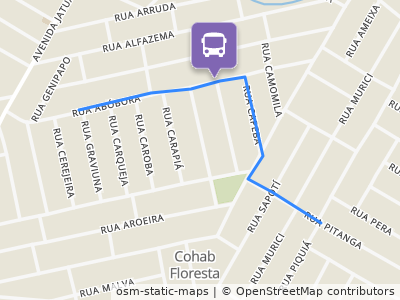 Mapa da parada