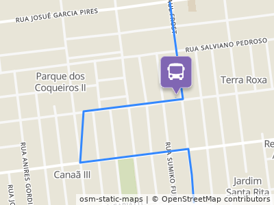 Mapa da parada