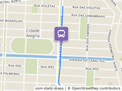 Mapa da parada