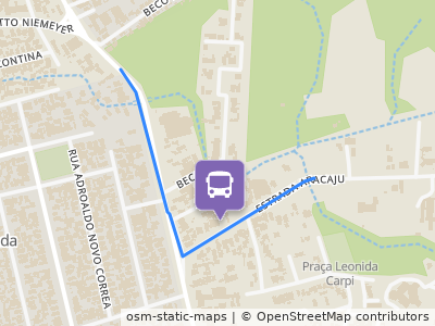 Mapa da parada