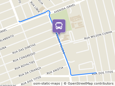 Mapa da parada