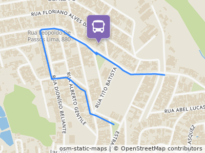 Mapa da parada