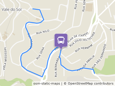 Mapa da parada