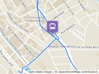 Mapa da parada