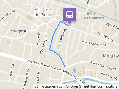 Mapa da parada