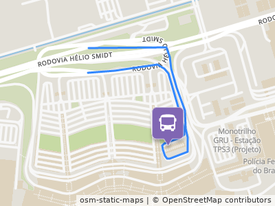 Mapa da parada