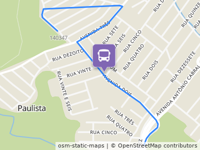 Mapa da parada