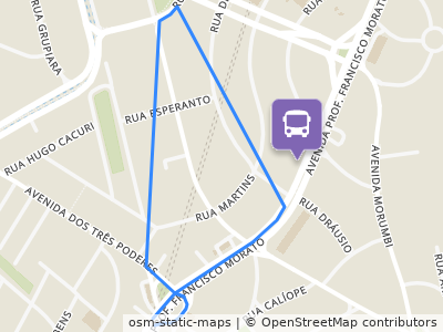 Mapa da parada