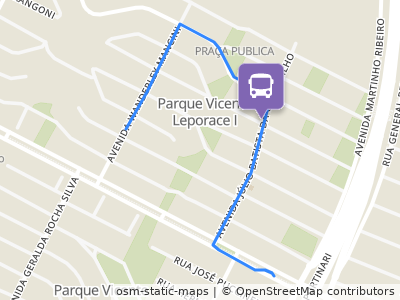 Mapa da parada