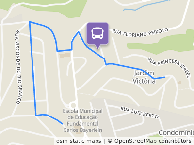 Mapa da parada