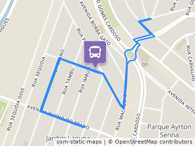 Mapa da parada