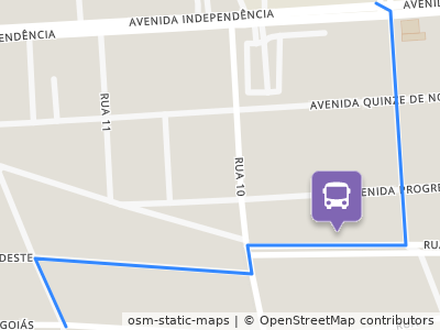 Mapa da parada