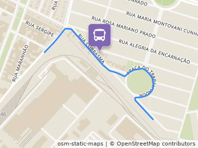 Mapa da parada