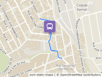 Mapa da parada