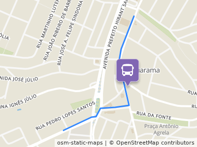 Mapa da parada