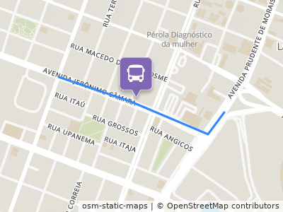 Mapa da parada