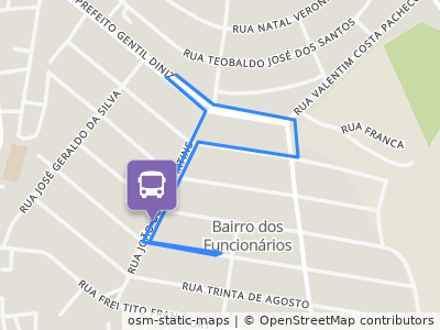Mapa da parada