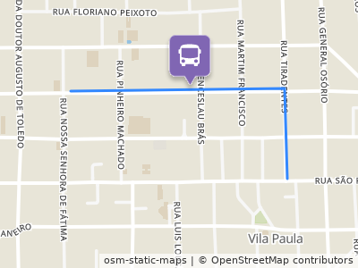 Mapa da parada