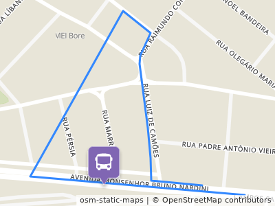 Mapa da parada