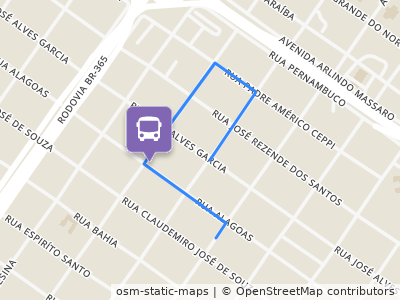 Mapa da parada