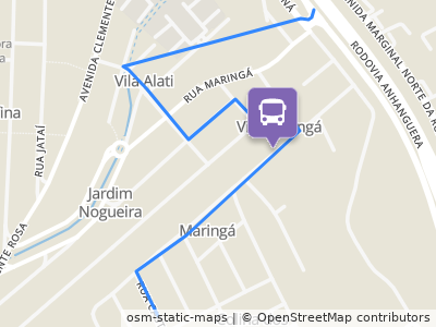 Mapa da parada
