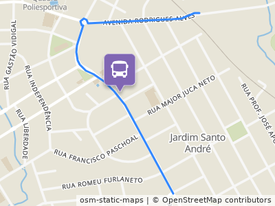 Mapa da parada