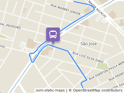 Mapa da parada
